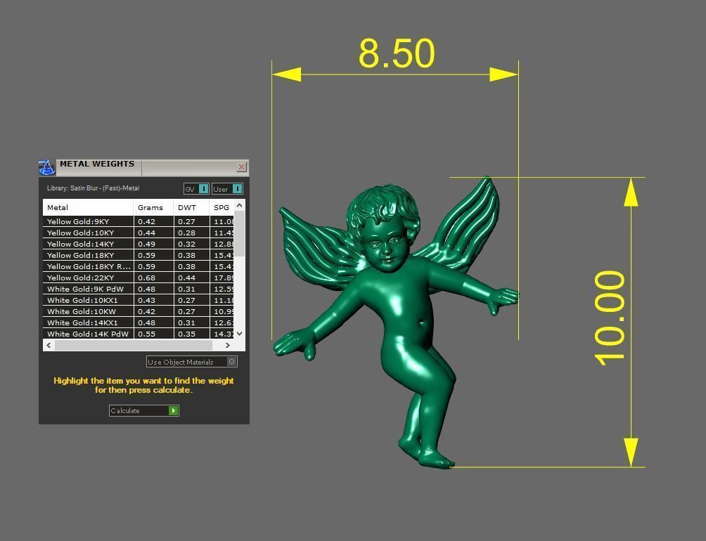 BABY ANGEL 3D print model_3
