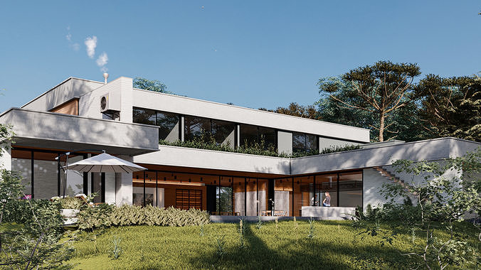 Aspen House in lumion 3D model 2