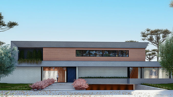 Aspen House in lumion 3D model 5