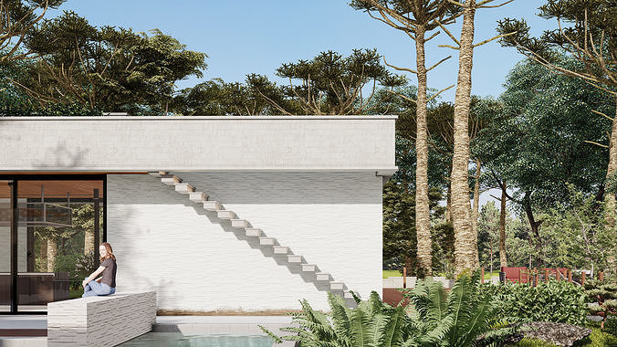 Aspen House in lumion 3D model 7