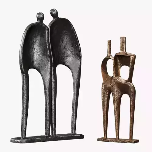 Decorative Set Metal-People