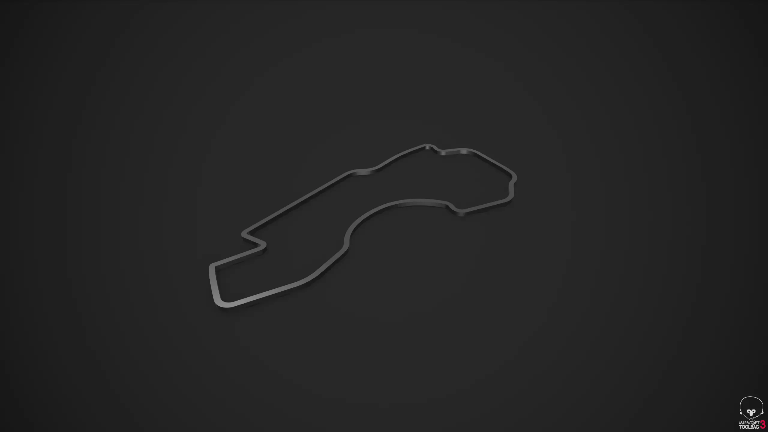 Albert Park Circuit - Australia - 3D Printable 3D print model_0