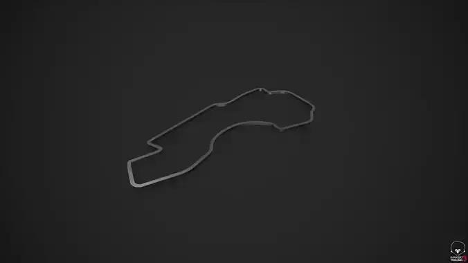 Albert Park Circuit - Australia - 3D Printable 3D print model