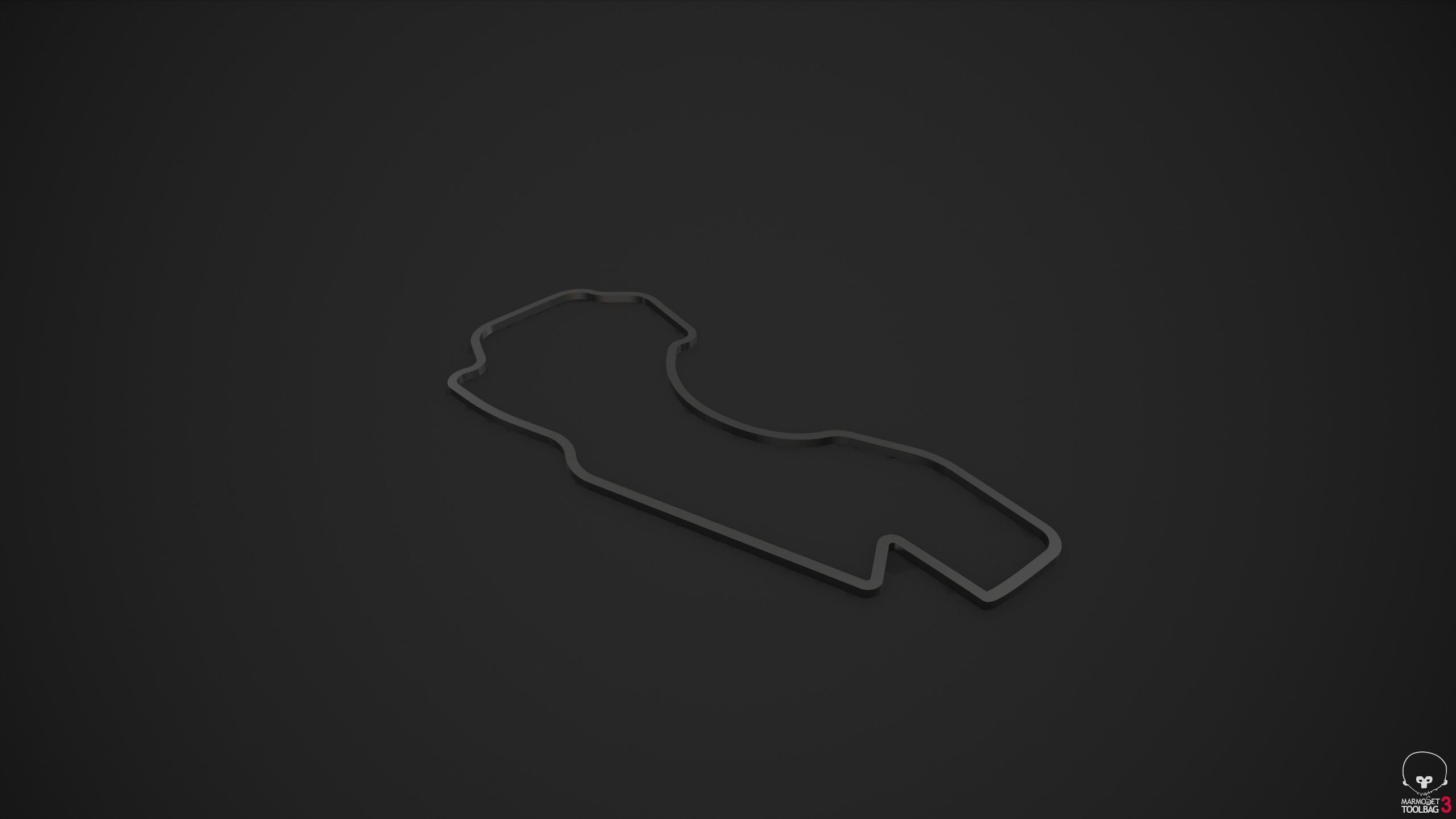 Albert Park Circuit - Australia - 3D Printable 3D print model_2