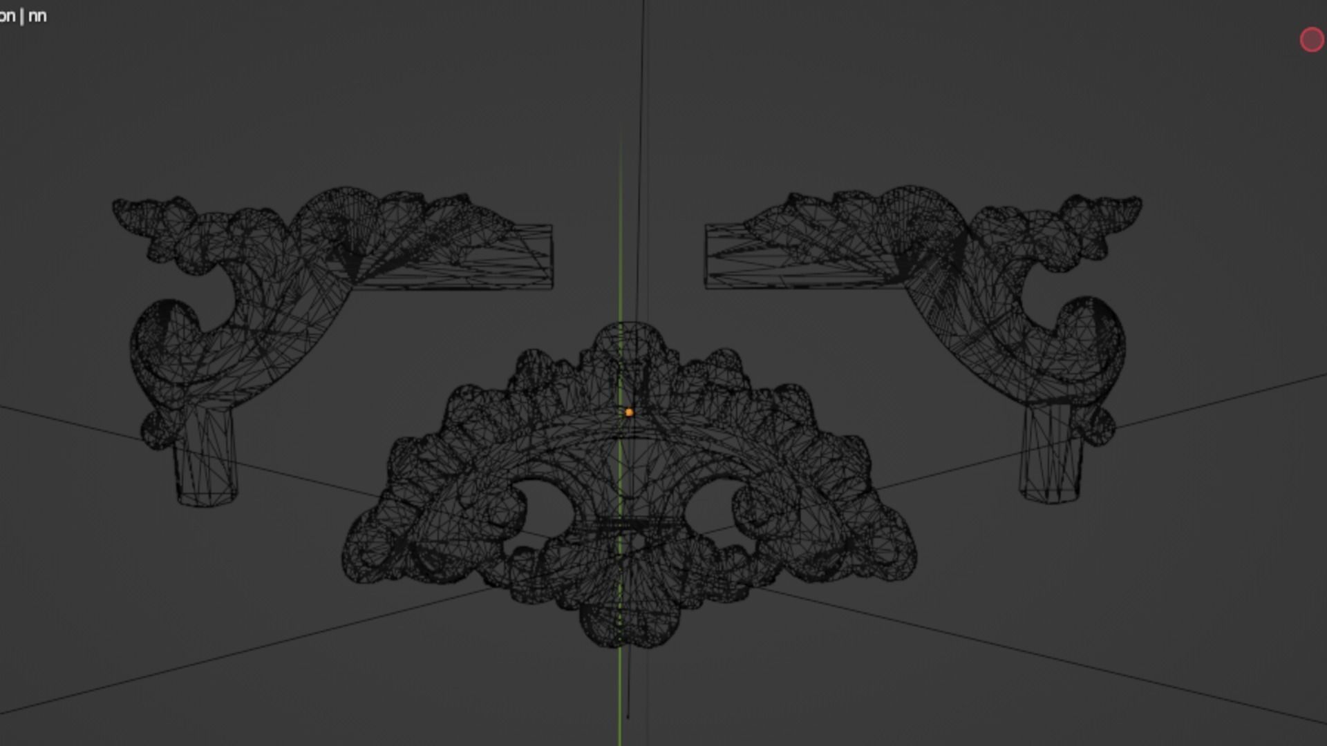 Classic decor ornament 288 3D model_6