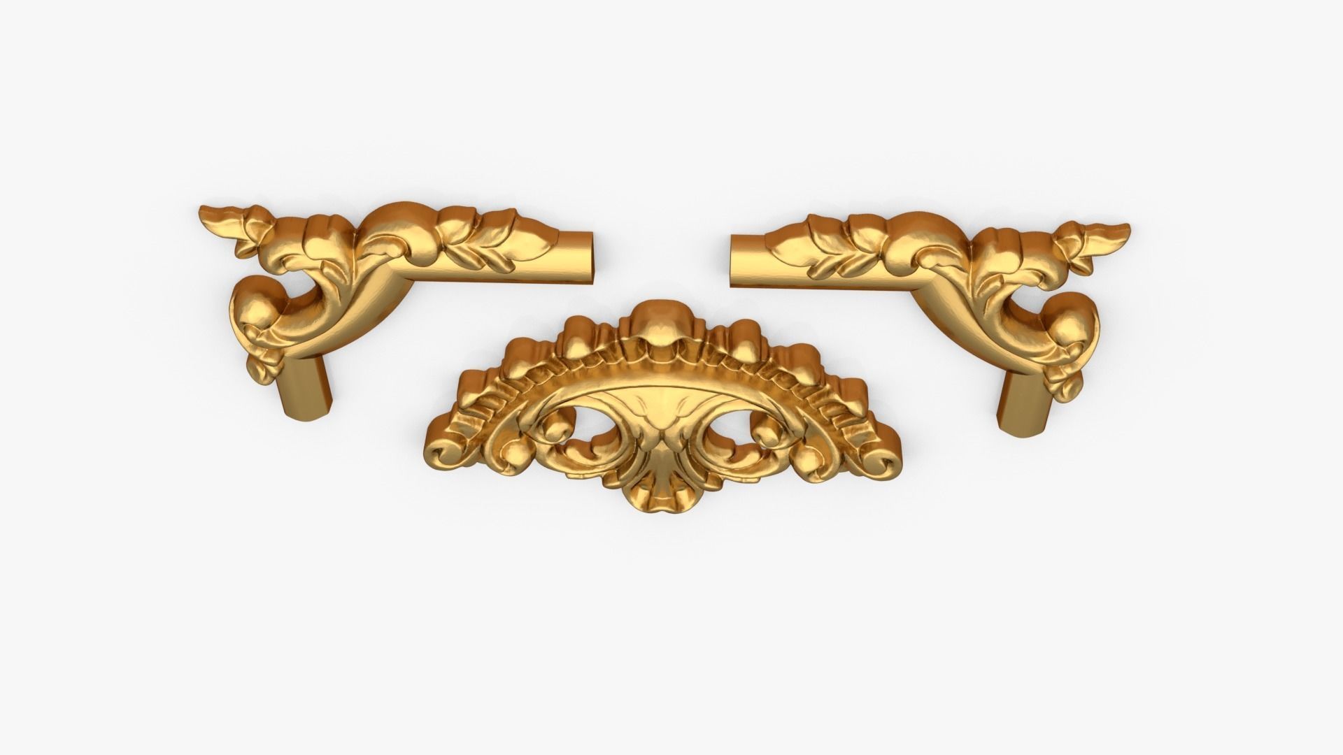 Classic decor ornament 288 3D model_4