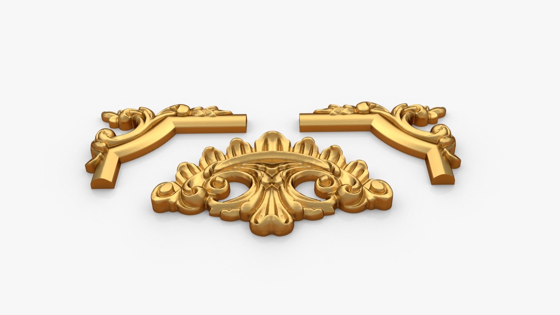 Classic decor ornament 288 3D model_3