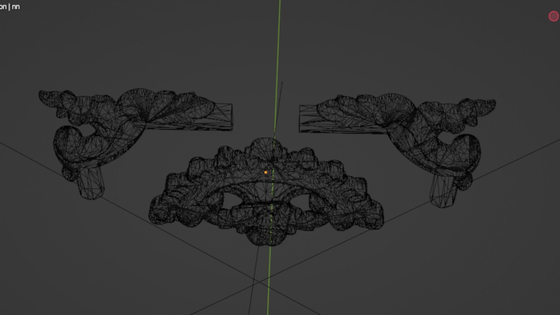 Classic decor ornament 288 3D model_5