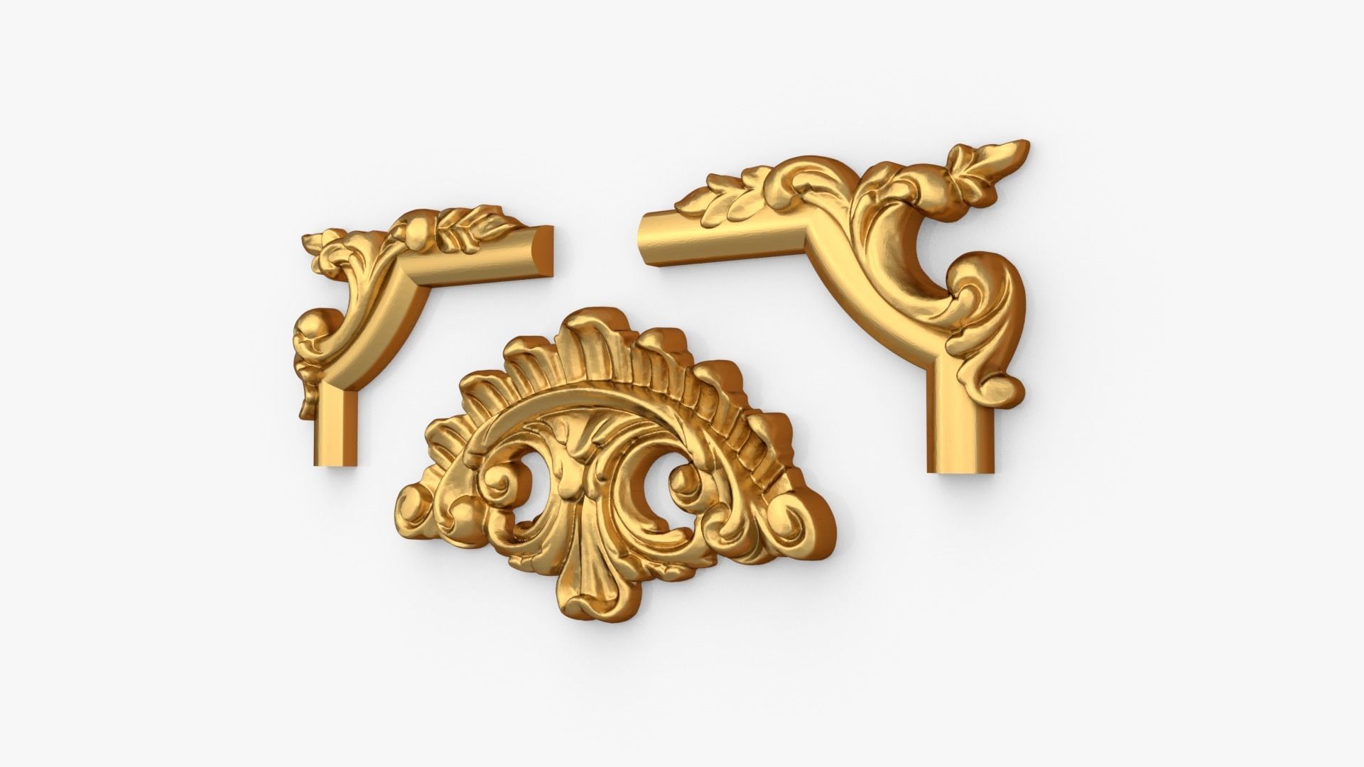 Classic decor ornament 288 3D model_2