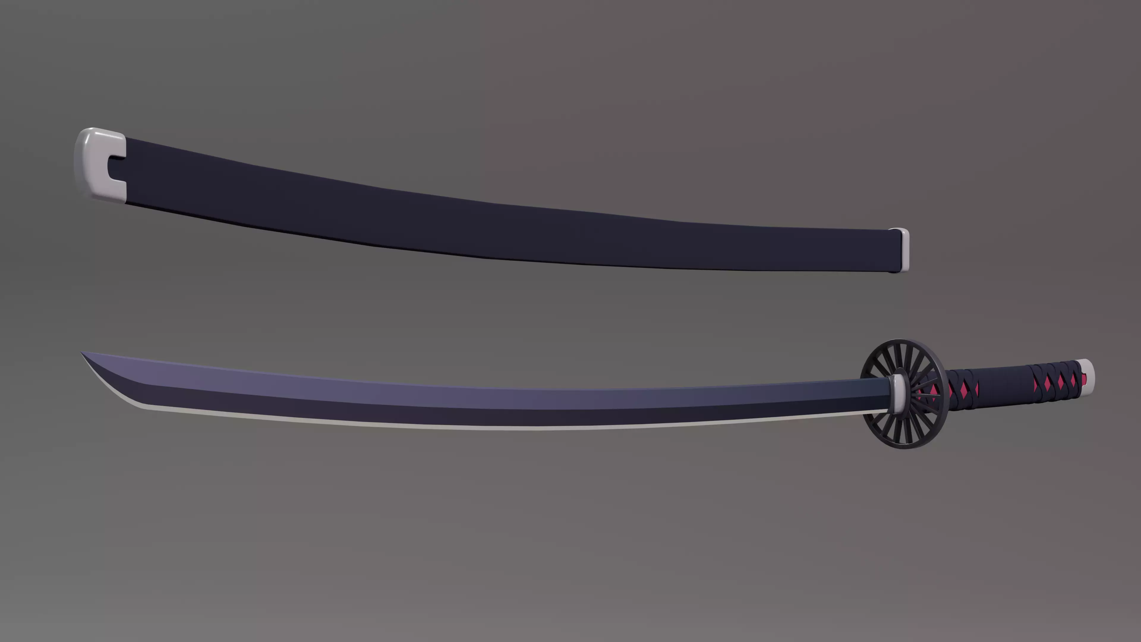 Tanjiro Sword - Demon Slayer kimetsu no yaiba 3D print model 3D print model_0