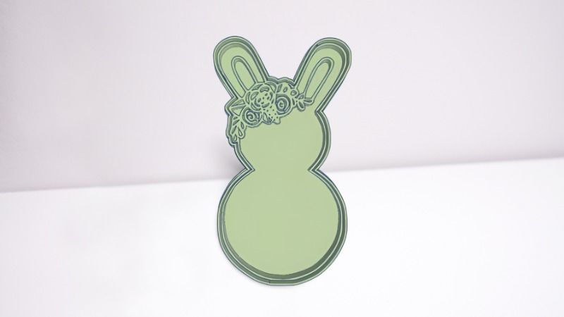  CORTANTES MARCADOR PASCUAS CONEJO HUEVO EASTER EGG RABBIT 3D print model_1