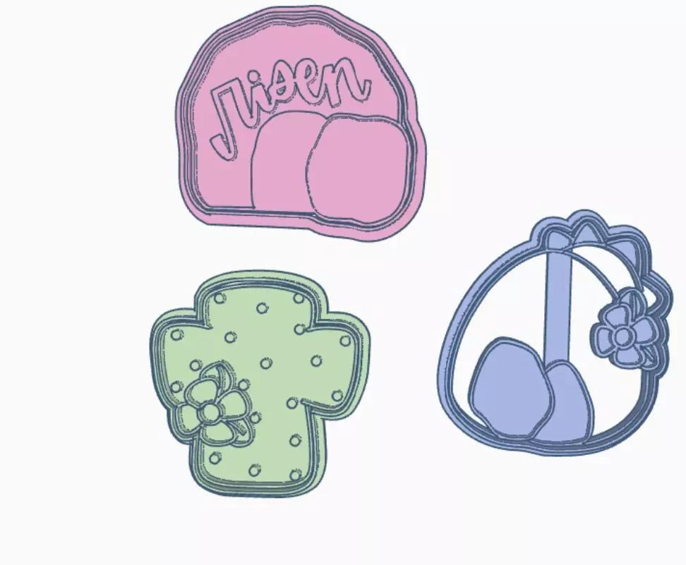  CORTANTES PASCUAS EASTER RISEN CRUZ GALLETAS GALLETITAS 3D print model_0