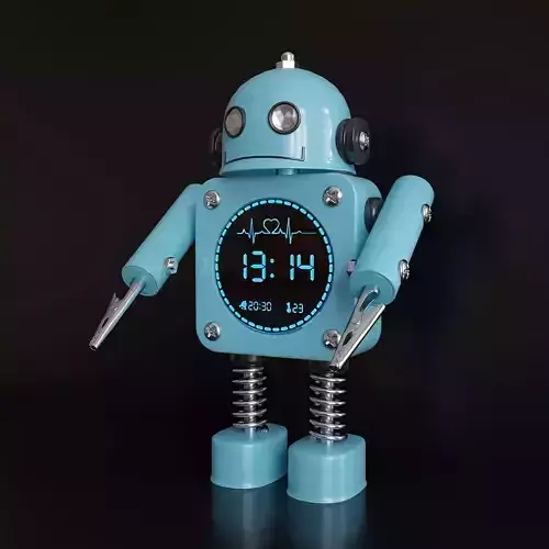 Childrens desktop smart alarm clock 3D model