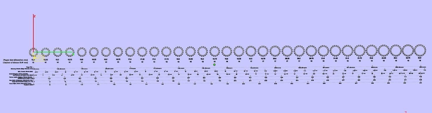 Eternity diamond ring 4 mm gems seT 3D print model_5