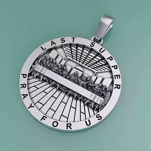 Last Supper Pendant  3D print model