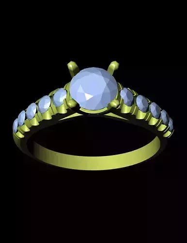 Diamond Solitaire Ring Jewellery for Women