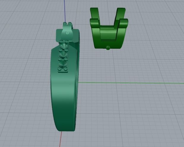 Engagement halo rings Model 3538 3D print model_2