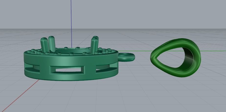 Pendant Model 3536 3D print model_3