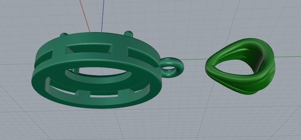 Pendant Model 3536 3D print model_4