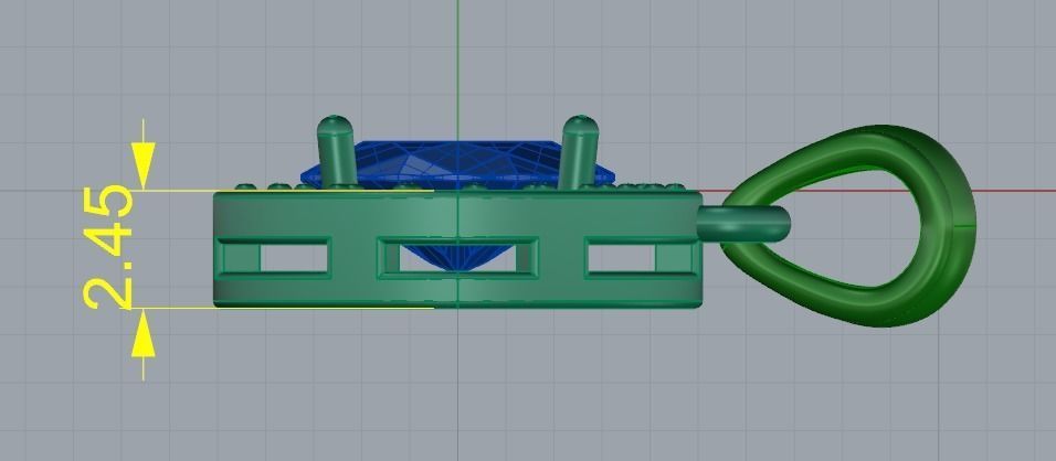 Pendant Model 3536 3D print model_7