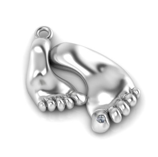 Leg pendant Model 3522 3D print model_1