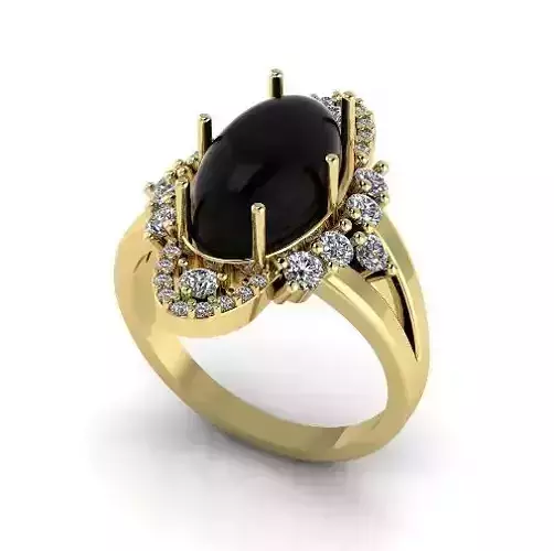 Engagement halo rings Model 3519