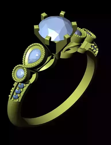 Diamond Solitaire Ring Jewellery for Women