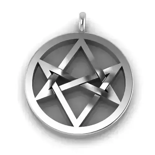 Star of David pendant Model 3565