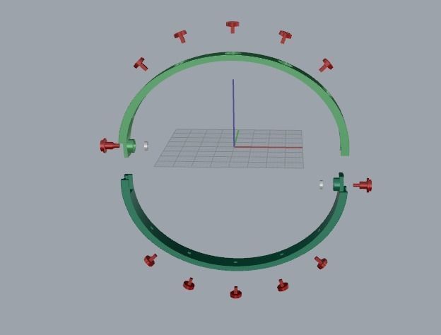 Bolt bracelet Model 3562 3D print model_2