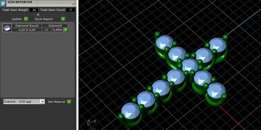 Pendant cross Model 3559 3D print model_8