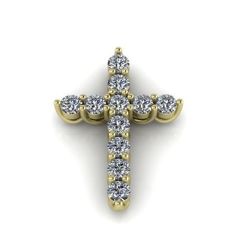 Pendant cross Model 3559 3D print model_1