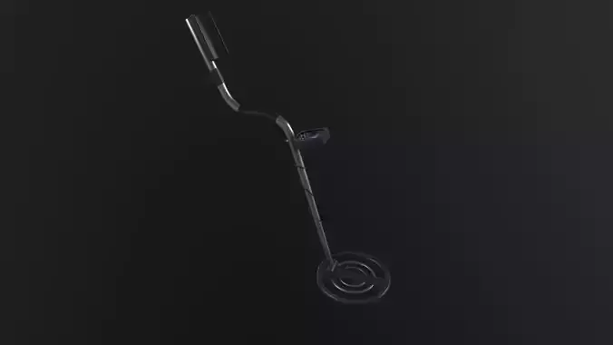 Metal Detector 3D Model Low-poly 3D model