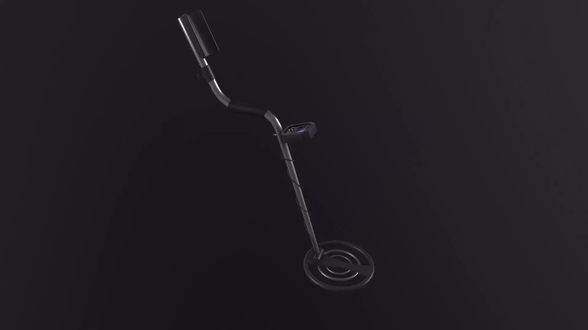 Metal Detector 3D Model Low-poly 3D model_0