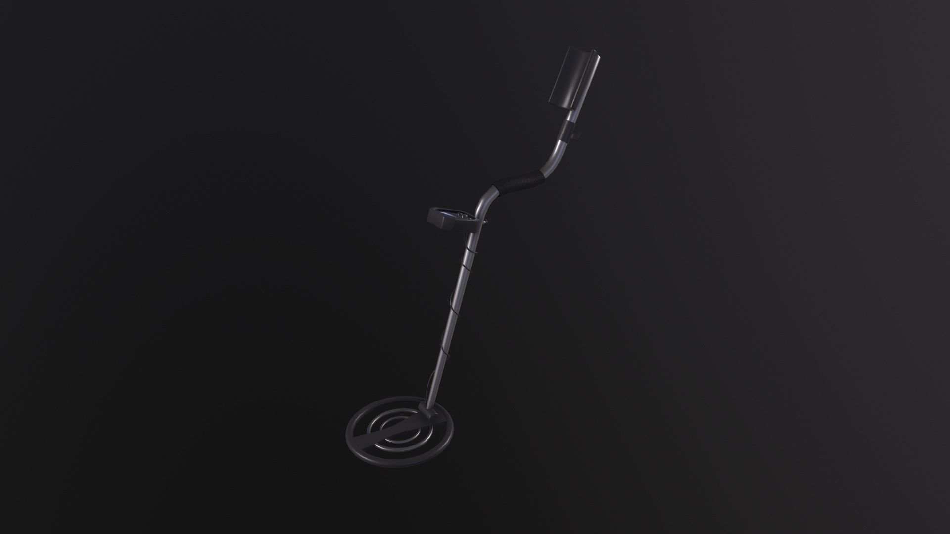 Metal Detector 3D Model Low-poly 3D model_4