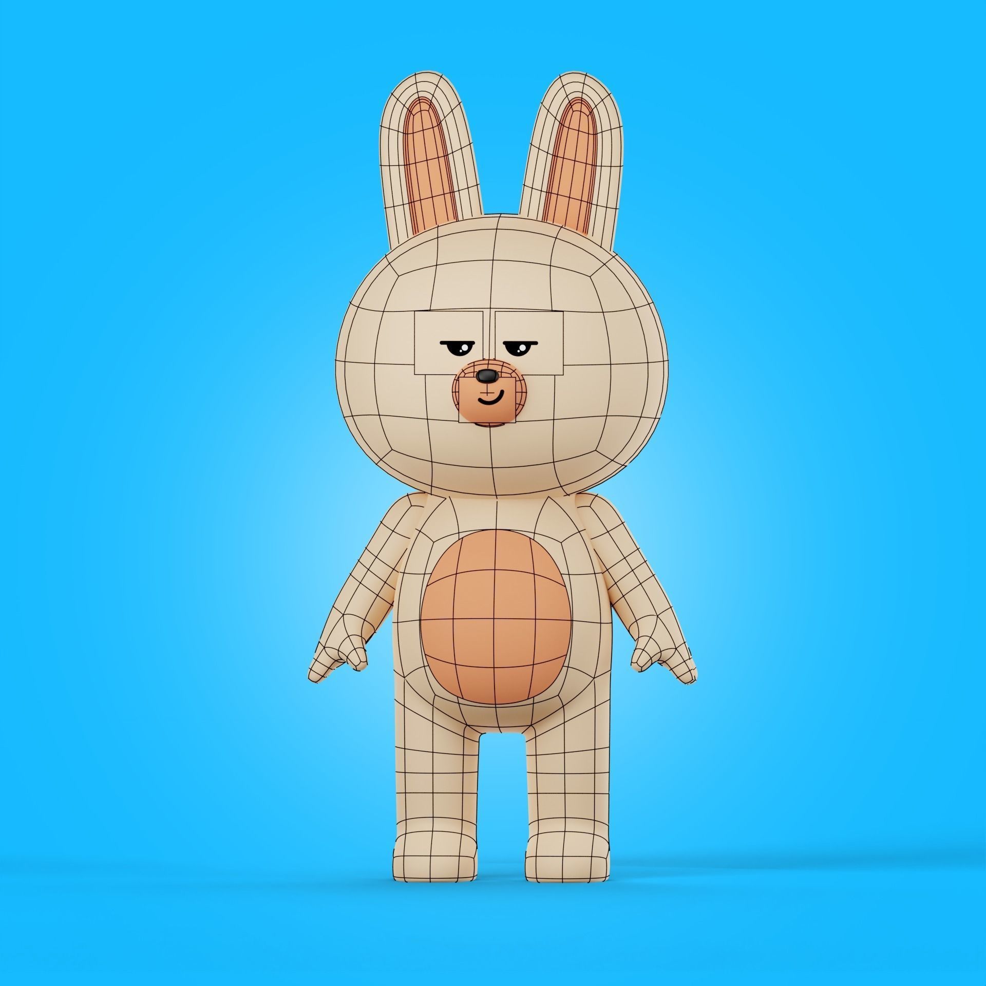 Cartoon Animals Characters Pack 3D model_22