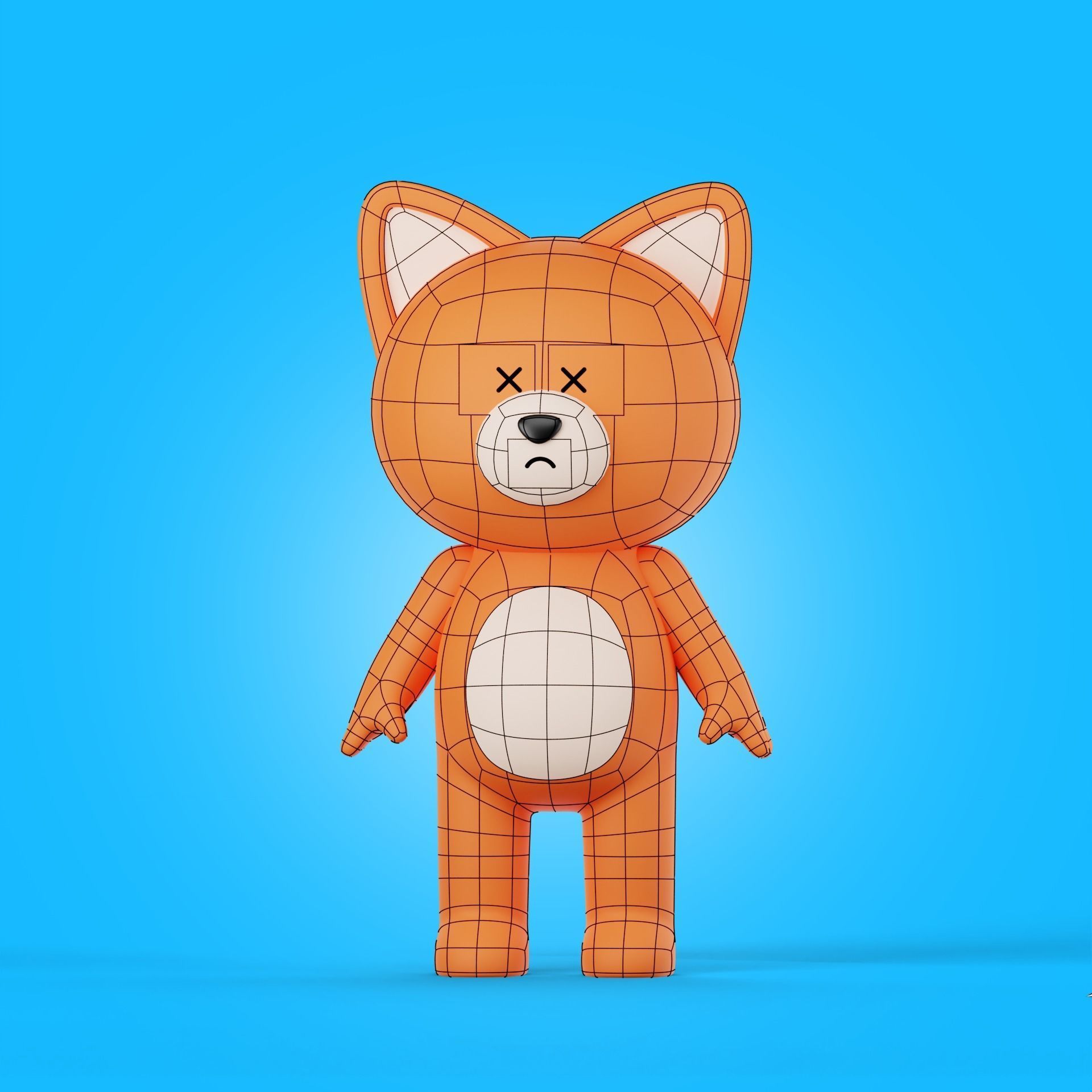 Cartoon Animals Characters Pack 3D model_24