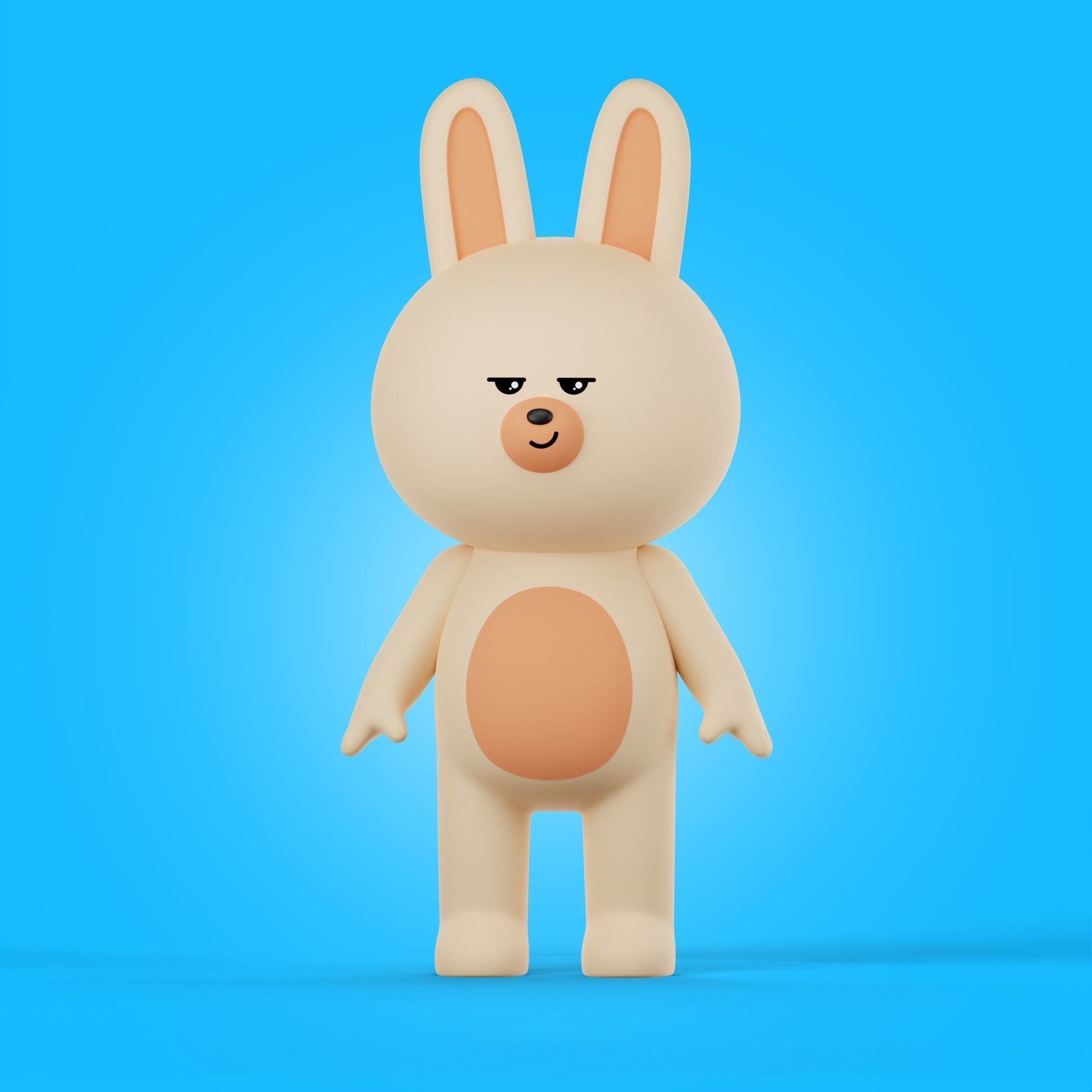 Cartoon Animals Characters Pack 3D model_2
