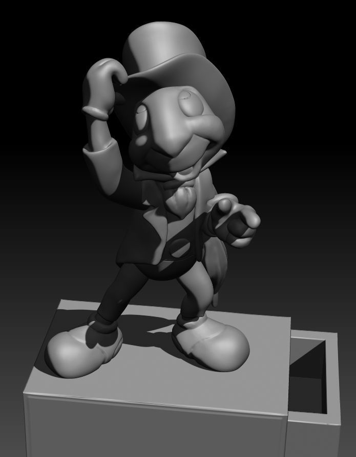 Jiminy ckricket 3D print model_10