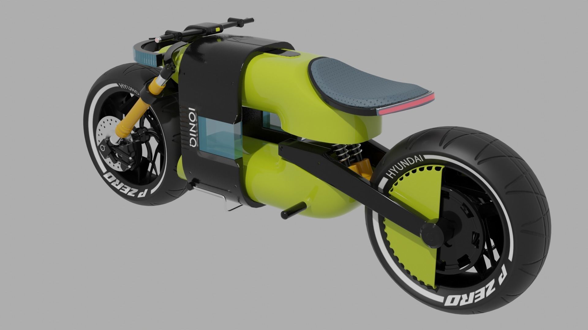 3D model HYUNDAI BIKE VR / AR / low-poly | CGTrader