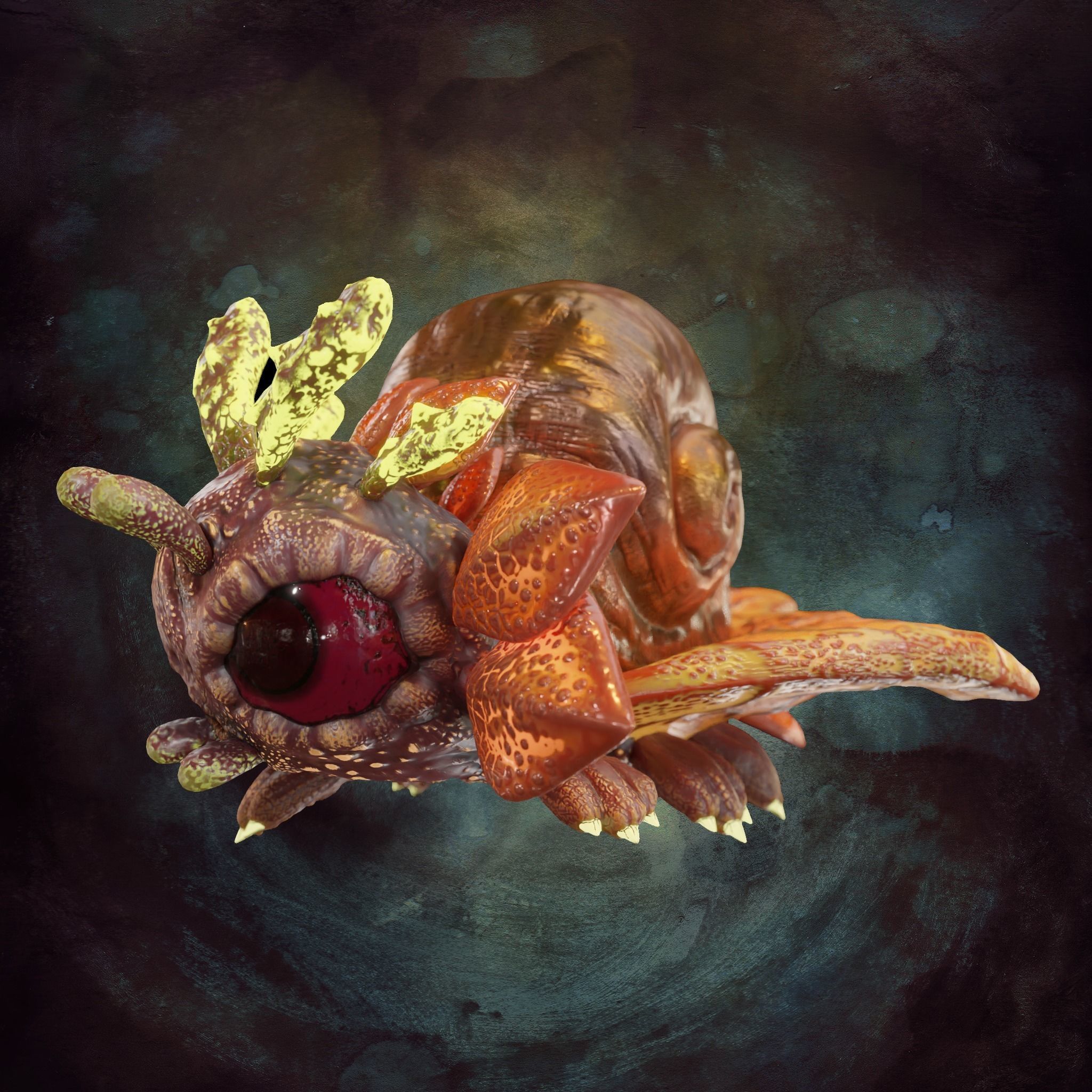 Fantasy Creature Critter Low-poly 3D model_6