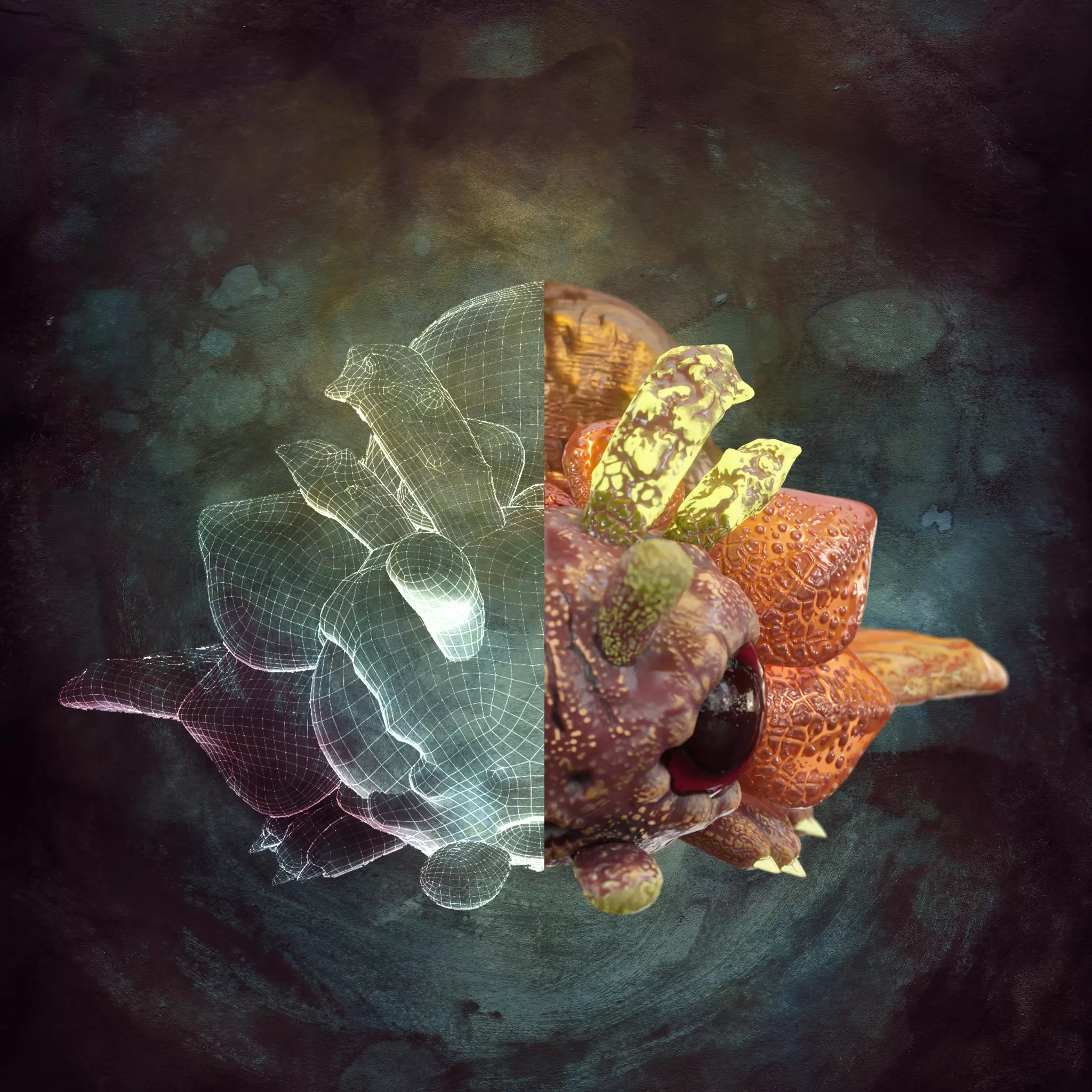 Fantasy Creature Critter Low-poly 3D model_0