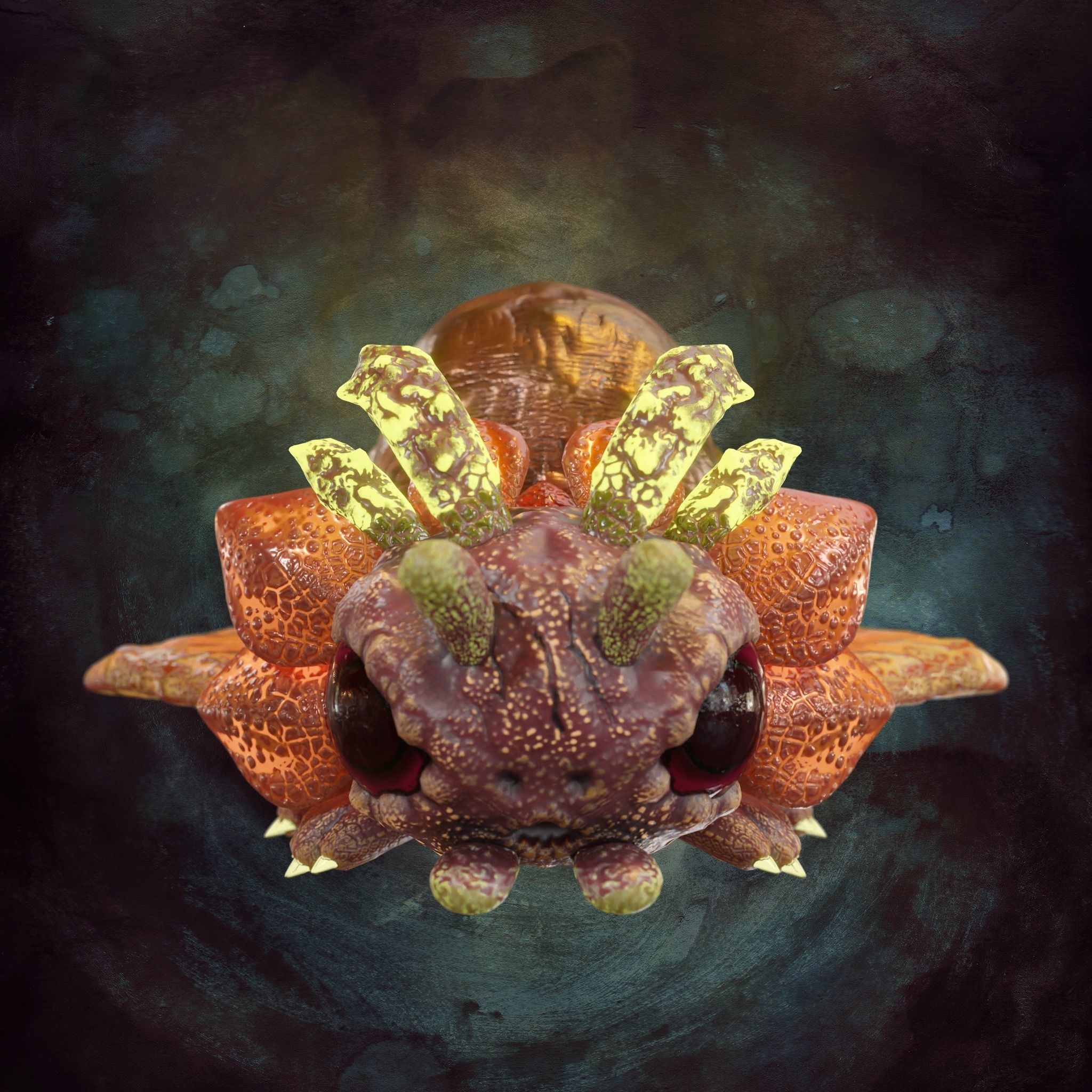 Fantasy Creature Critter Low-poly 3D model_4