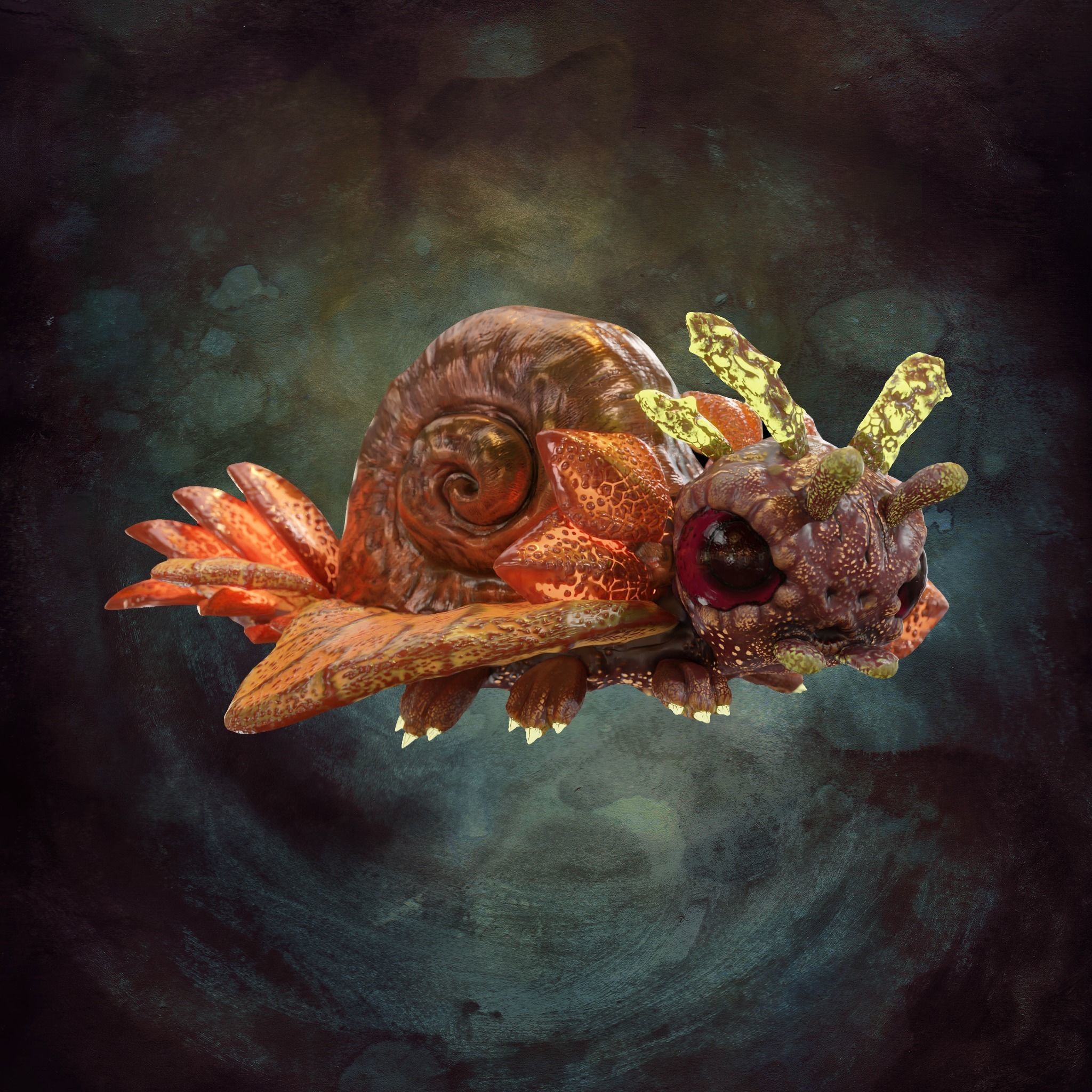 Fantasy Creature Critter Low-poly 3D model_5