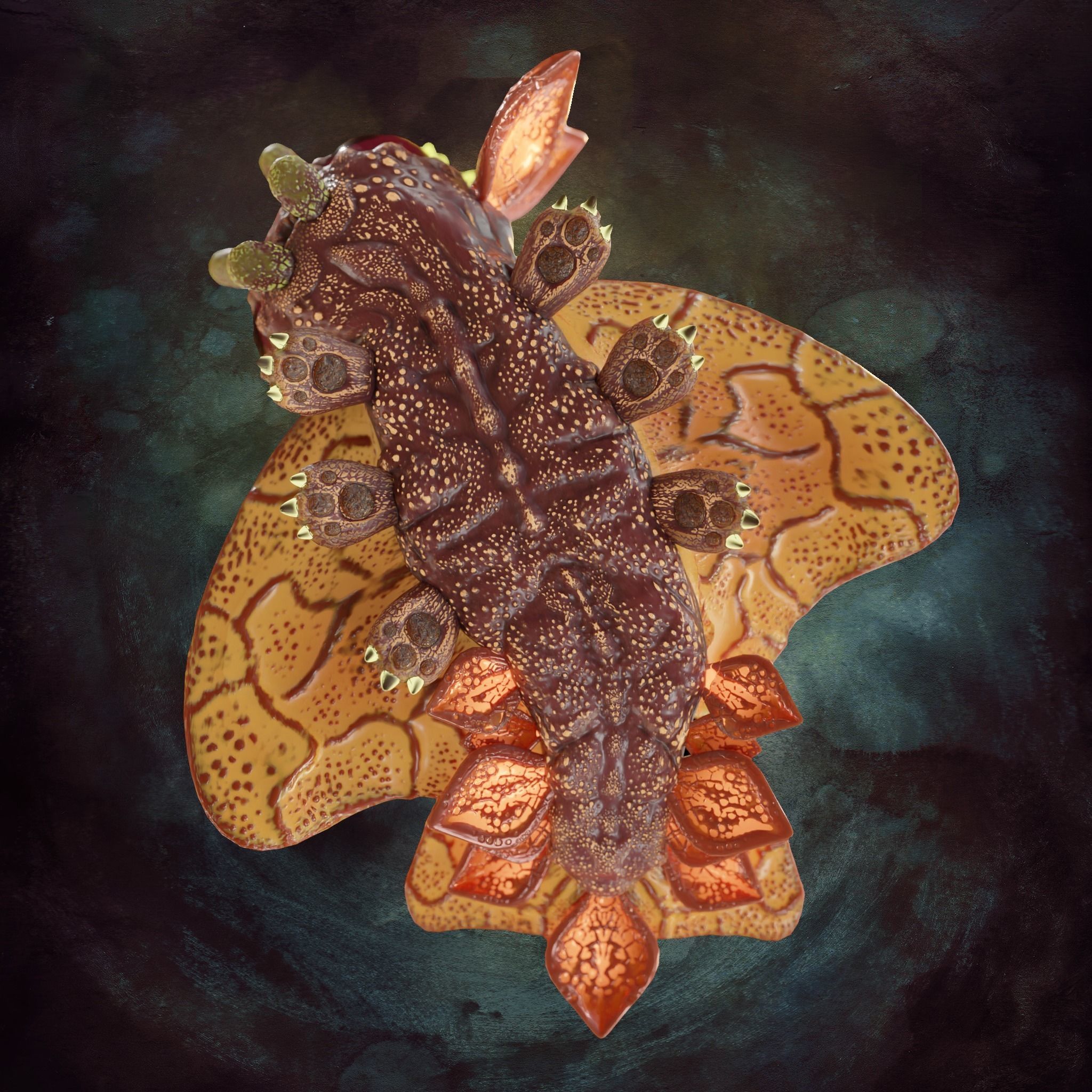 Fantasy Creature Critter Low-poly 3D model_7