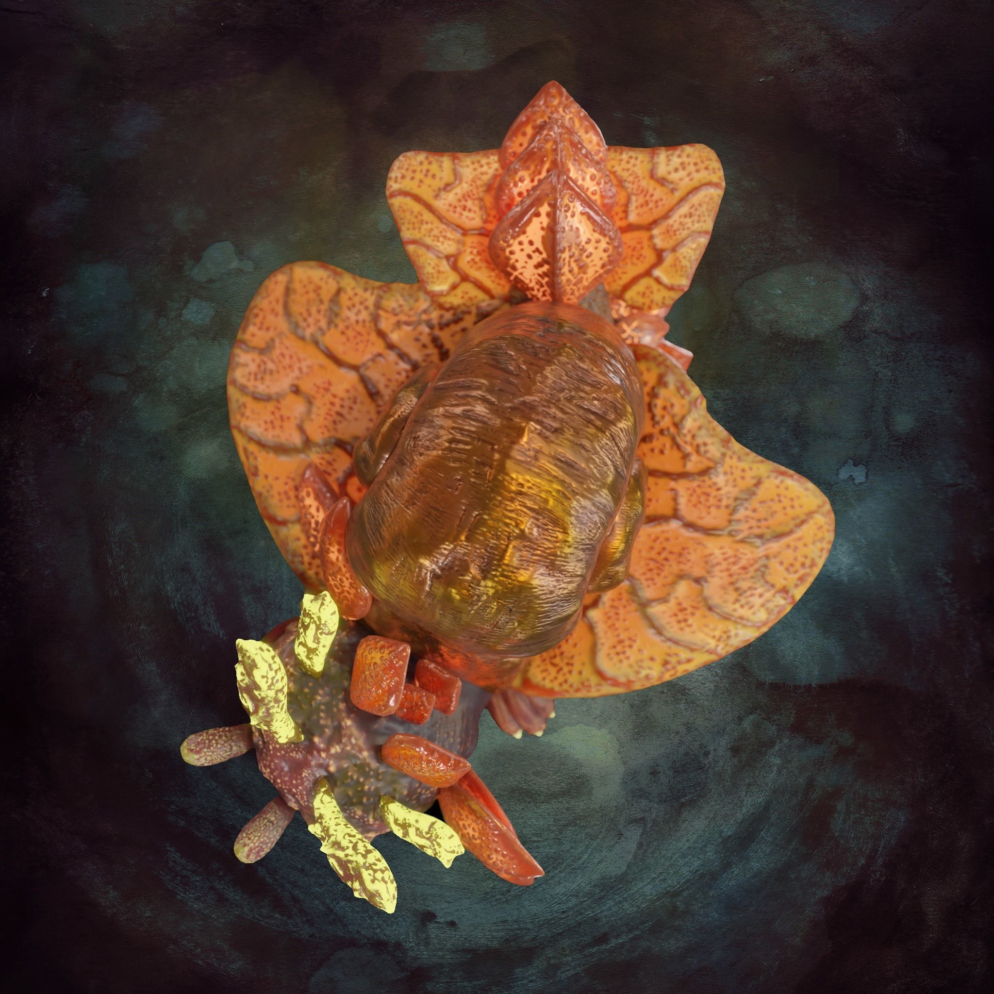 Fantasy Creature Critter Low-poly 3D model_9