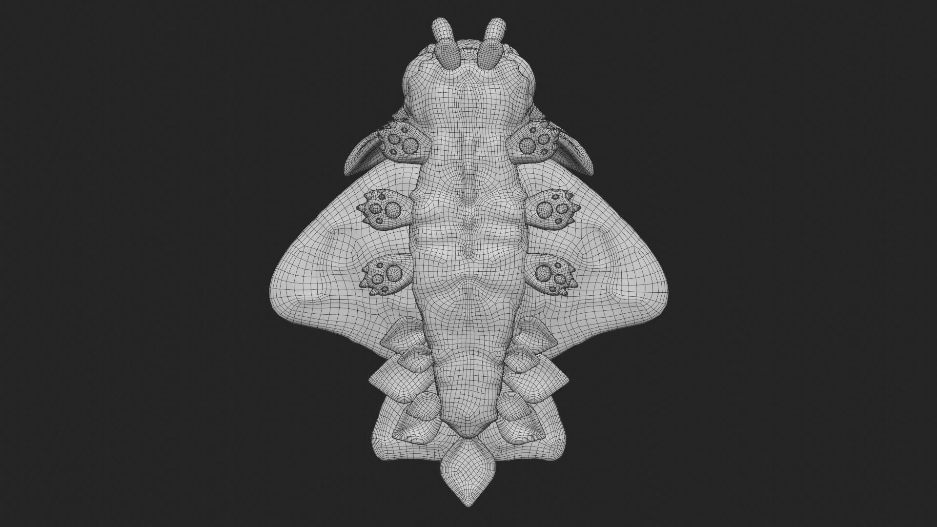 Fantasy Creature Critter Low-poly 3D model_11