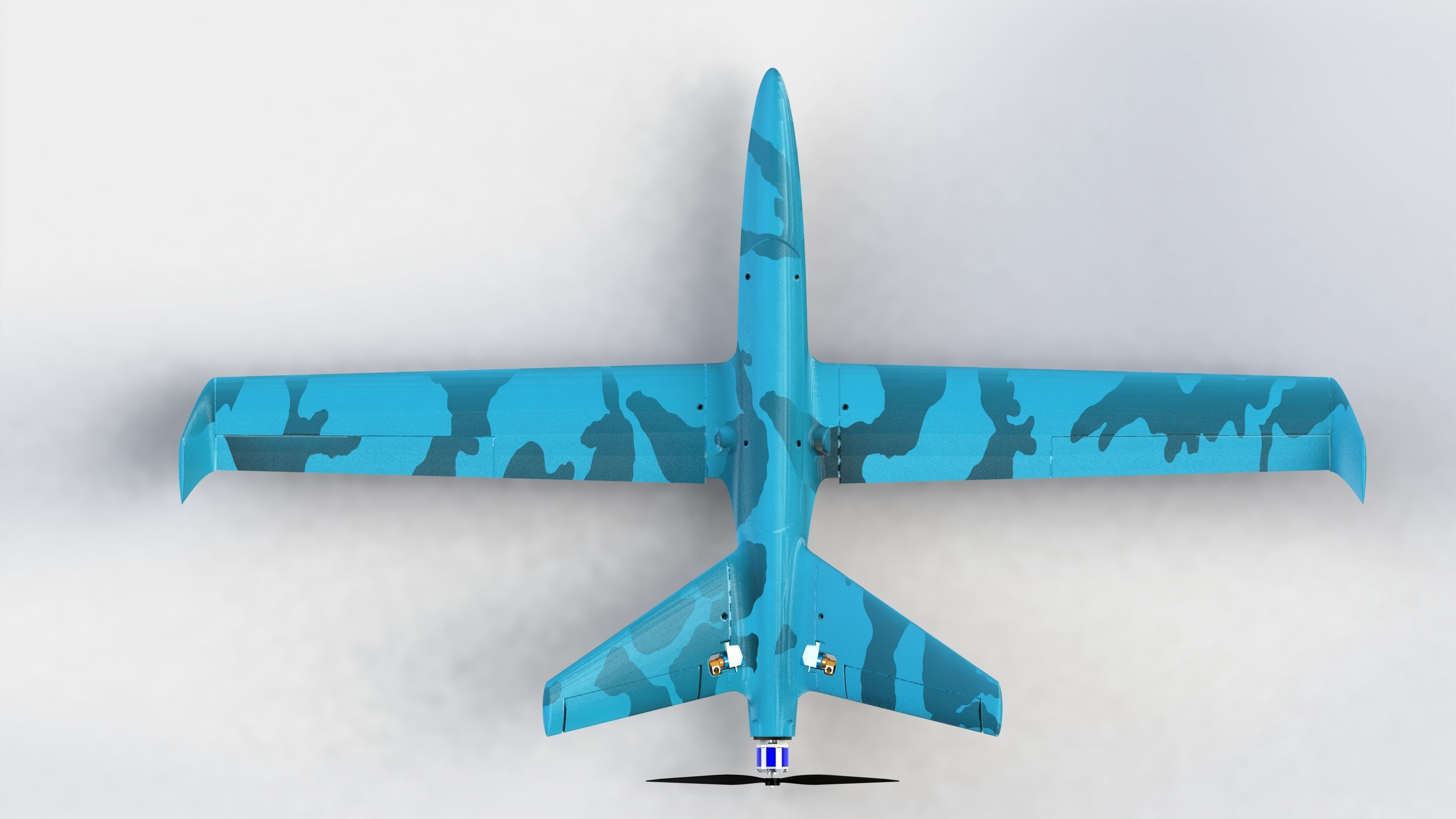 V-1 Hurricane 3D print model_5