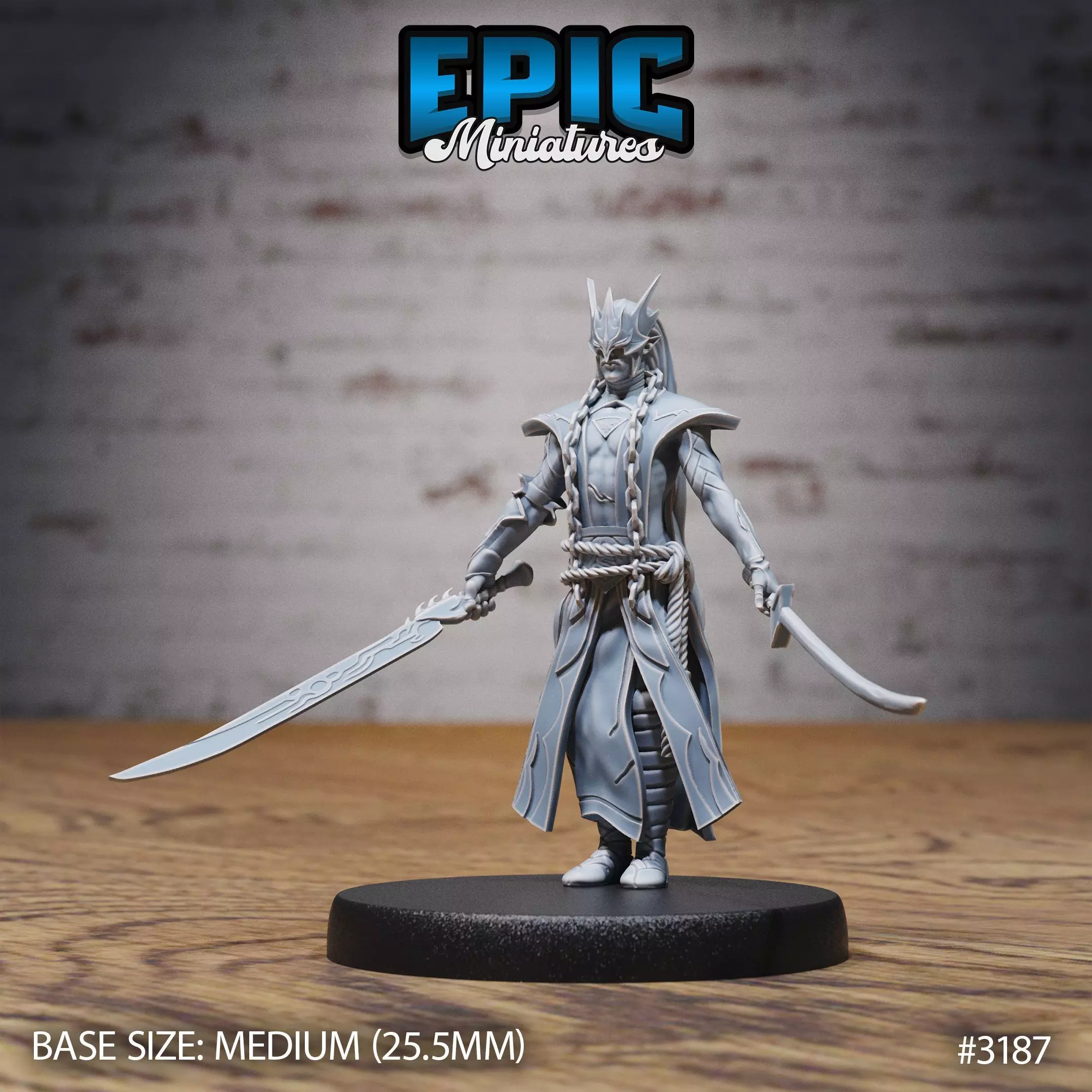 Hunters Guild Elven Red Mage - DnD Tabletop Miniature 3D Model 3D print model_0
