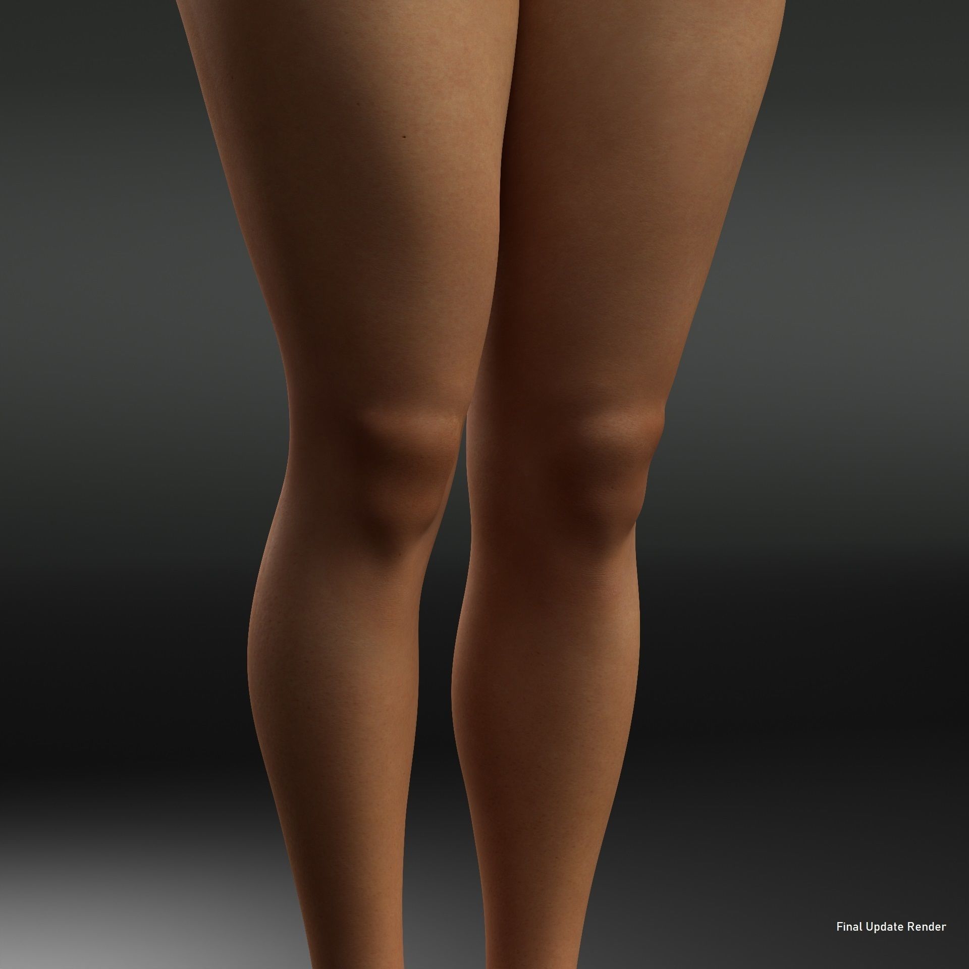 Realistic Beautiful Girl Rigged in Lingerie Low-poly 3D model_10
