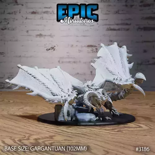 Calamity Dragon Tail Sting - DnD Tabletop Miniature 3D Model 3D print model